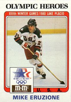 1983-84 Topps M&M's Olympic Heroes #13 Mike Eruzione Front