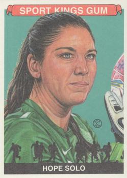 2015 Leaf Sportkings - Green #31 Hope Solo Front