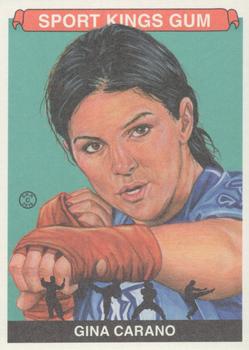 2015 Leaf Sportkings - Green #33 Gina Carano Front