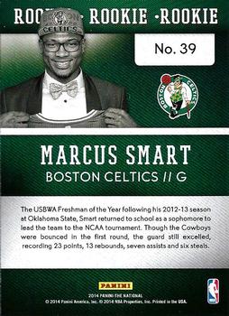 2014 Panini The National Convention #39 Marcus Smart Back