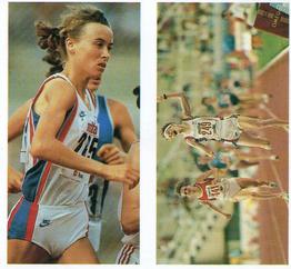1992 Brooke Bond Olympic Challenge (Double Cards) #39-40 Yvonne Murray / Liz McColgan Front