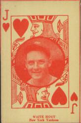 1927 Playing Cards (W560) #NNO Waite Hoyt Front