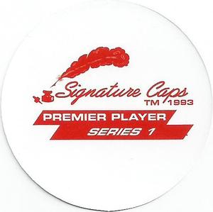 1993 Signature Caps Premier Players Series 1 #NNO Joe Montana Back