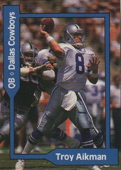 1991 SCD Sports Card Pocket Price Guide FB/BK/HK Collector #17 Troy Aikman Front