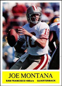 1990 SCD Sports Card Pocket Price Guide #1 Joe Montana Front