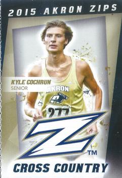 2015-16 Akron Zips Schedule Cards #NNO Kyle Cochrun Front