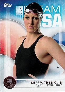 2016 Topps U.S. Olympic & Paralympic Team Hopefuls - Bronze #14 Missy Franklin Front