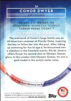 2016 Topps U.S. Olympic & Paralympic Team Hopefuls - Bronze #24 Conor Dwyer Back