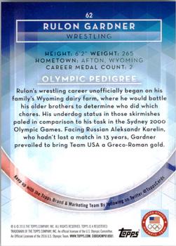 2016 Topps U.S. Olympic & Paralympic Team Hopefuls - Bronze #62 Rulon Gardner Back