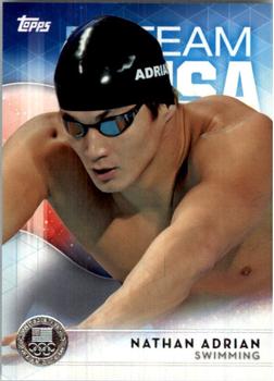 2016 Topps U.S. Olympic & Paralympic Team Hopefuls - Silver #67 Nathan Adrian Front
