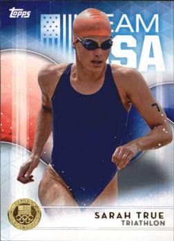 2016 Topps U.S. Olympic & Paralympic Team Hopefuls - Gold #41 Sarah True Front
