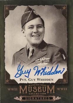 2016 Upper Deck Goodwin Champions - Museum Collection World War II Signatures #MCS-GW Guy Whidden Front