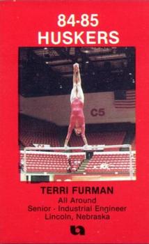 1984-85 Nebraska Cornhuskers Police #13 Terri Furman Front