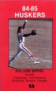 1984-85 Nebraska Cornhuskers Police #30 Lori Sippel Front