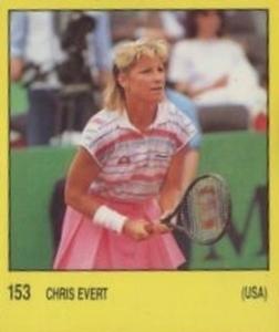 1987-88 Panini Supersport Spanish Stickers #153 Chris Evert Front