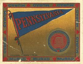 1909-12 Murad Cigarettes (T51) #NNO Pennsylvania Front