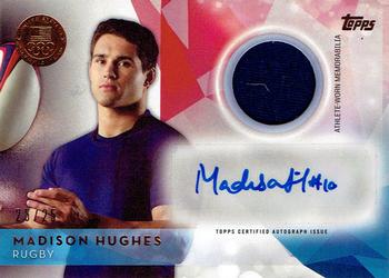2016 Topps U.S. Olympic & Paralympic Team Hopefuls - Autographed Relics Bronze #USAR-MH Madison Hughes Front