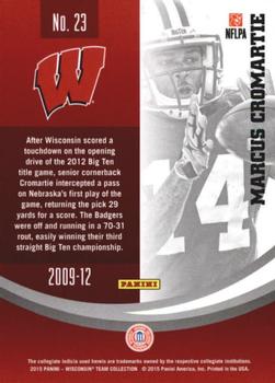 2015 Panini Wisconsin Badgers #23 Marcus Cromartie Back