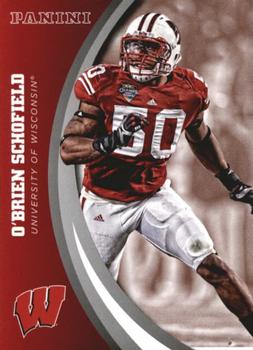 2015 Panini Wisconsin Badgers #30 O'Brien Schofield Front