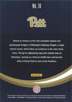 2016 Panini Pittsburgh Panthers #10 Traditions Back