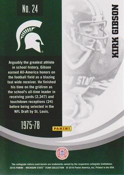 2016 Panini Michigan State Spartans #24 Kirk Gibson Back