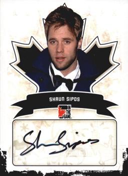 2011 In The Game Canadiana - Autographs Black #A-SS2 Shaun Sipos Front