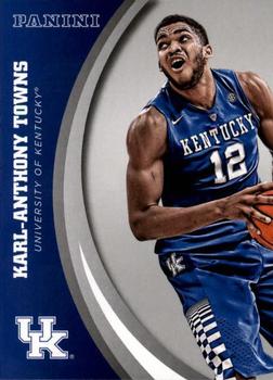 2016 Panini Kentucky Wildcats - Kentucky Silver #31 Karl-Anthony Towns Front