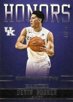 2016 Panini Kentucky Wildcats - Honors Silver #DB-UK Devin Booker Front