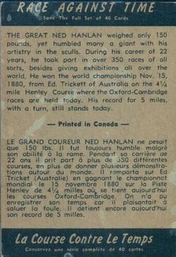 1954 Parkhurst Race Against Time (V339-12) #7 Ned Hanlan Back
