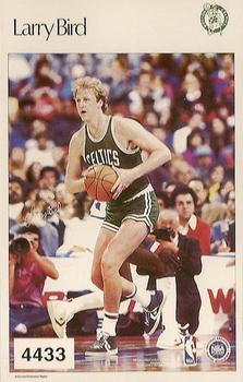 1986 Sports Illustrated Poster Stickers Test Issue #4433 Larry Bird Front