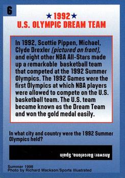 1998 Sports Illustrated for Kids - Summer 1998 Extra #6 Scottie Pippen / Michael Jordan / Clyde Drexler Back