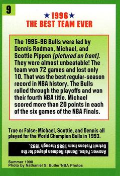 1998 Sports Illustrated for Kids - Summer 1998 Extra #9 Dennis Rodman / Michael Jordan  / Scottie Pippen Back