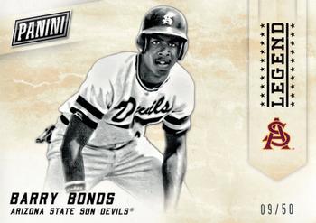2015 Panini Black Friday - College Legends Thick Stock #9 Barry Bonds Front