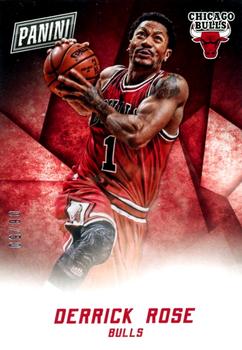 2015 Panini Black Friday - Thick Stock #10 Derrick Rose Front