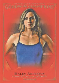 2016 Upper Deck Goodwin Champions - Royal Red #36 Haley Anderson Front