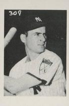 1955 All American Sports Club #309 Jerry Coleman Front