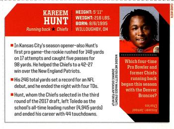 2017 Sports Illustrated for Kids #674 Kareem Hunt Back