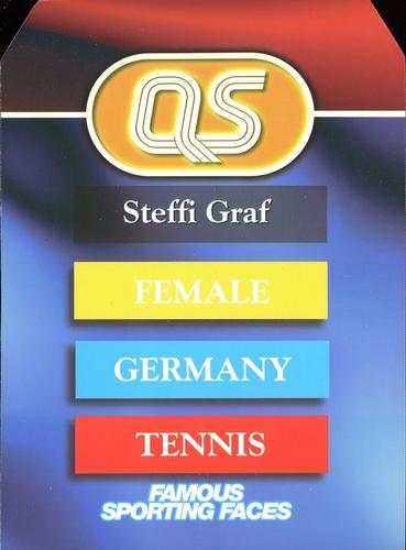 1997 BBC A Question of Sport UK #NNO Steffi Graf Back