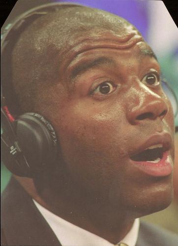 1997 BBC A Question of Sport UK #NNO Magic Johnson Front
