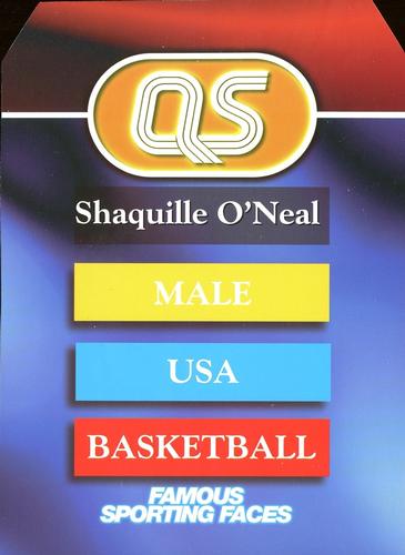 1997 BBC A Question of Sport UK #NNO Shaquille O'Neal Back