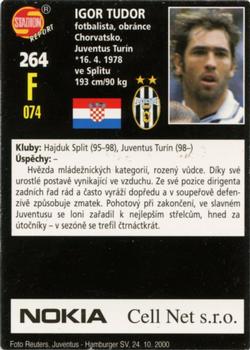 2001 Stadion World Stars #264 Igor Tudor Back