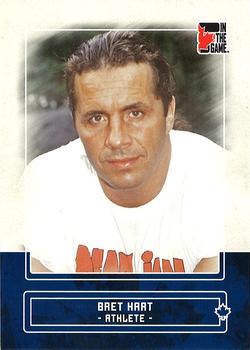 2011 In The Game Canadiana - Sapphire #9 Bret Hart Front