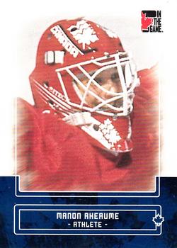 2011 In The Game Canadiana - Sapphire #61 Manon Rheaume Front