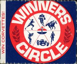 1968 American Oil Winner's Circle #NNO Mickey Mantle Back