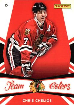 2013 Panini National Sports Collectors Convention - Team Colors #8 Chris Chelios Front