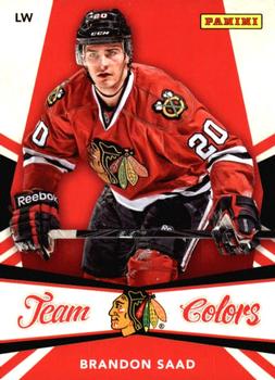 2013 Panini National Sports Collectors Convention - Team Colors #9 Brandon Saad Front