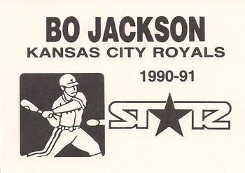1990-91 St☆r (unlicensed) #NNO Bo Jackson Back