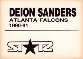 1990-91 St☆r (unlicensed) #NNO Deion Sanders Back
