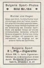 1932 Bulgaria Sport Photos #124 Richter / Jimmy Hogan Back