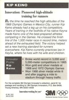 1991 3M Olympic Innovator's Collection #NNO Kip Keino Back